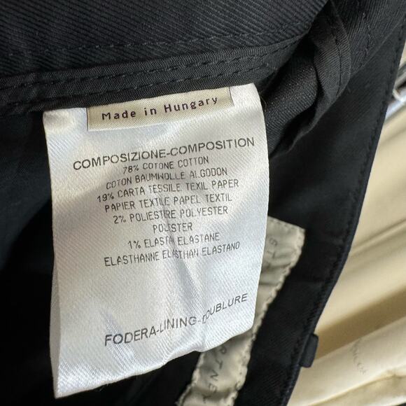 STELLA MCCARTNEY Pinstriped Cotton Blend Cuffed-Hem Cropped Pants EU 40 M - Picture 11 of 12